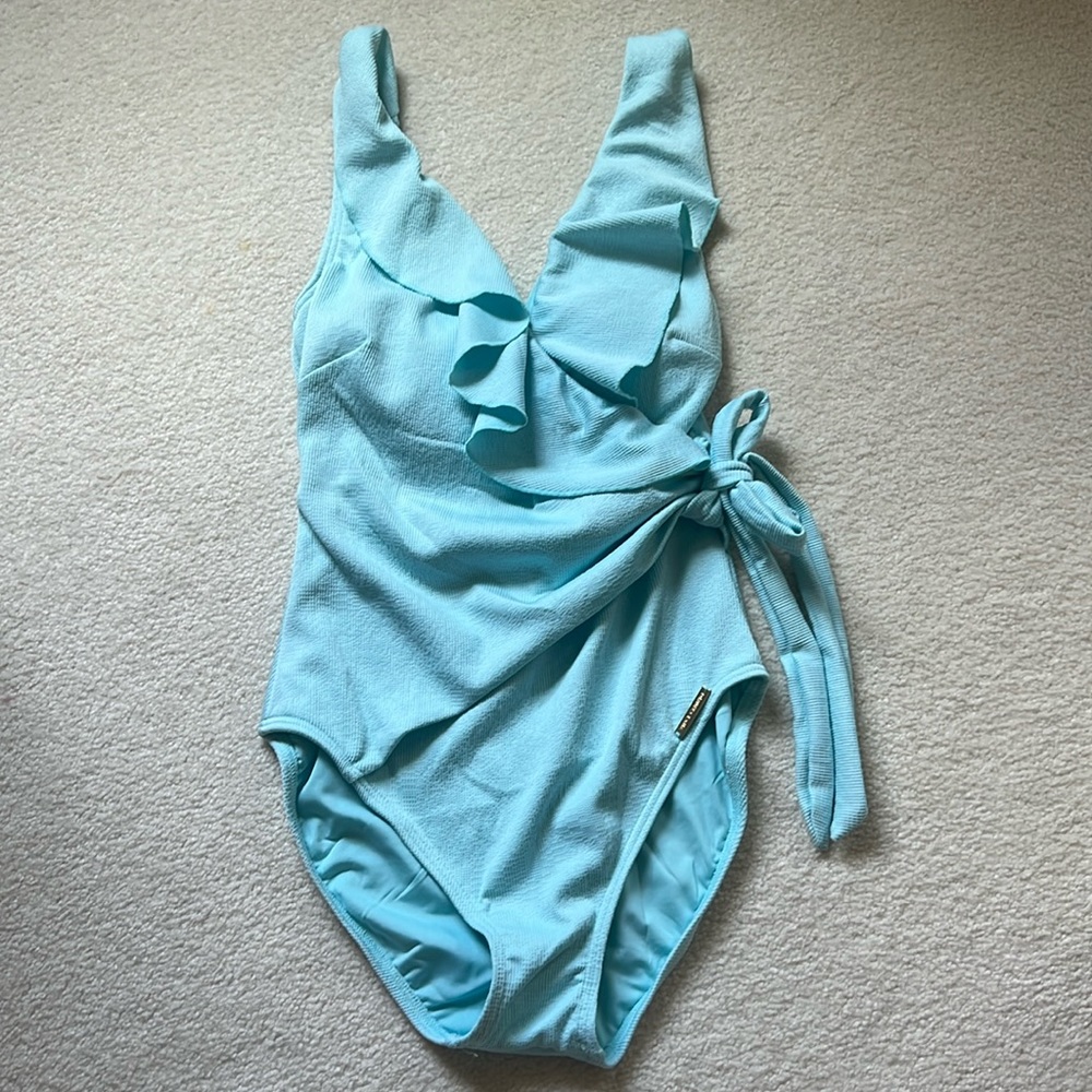 Vince Camuto Wrap Swimsuit One Piece